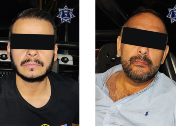 Dos masculinos detenidos y vehículo asegurado por presunta agresión física a elemento de ésta Comisaría en servicio