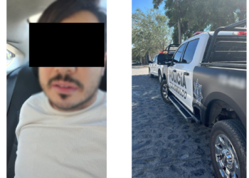 Policías de Tlajomulco detuvieron a sujeto en coordinación la FGR, en cumplimiento de una orden de aprehensión por delitos contra la salud