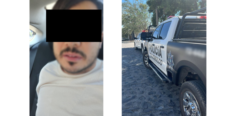 Policías de Tlajomulco detuvieron a sujeto en coordinación la FGR, en cumplimiento de una orden de aprehensión por delitos contra la salud