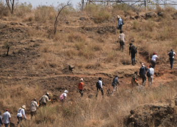 Realiza COBUPEJ operativo de búsqueda generalizada en inmediaciones del Cerro del Cuatro