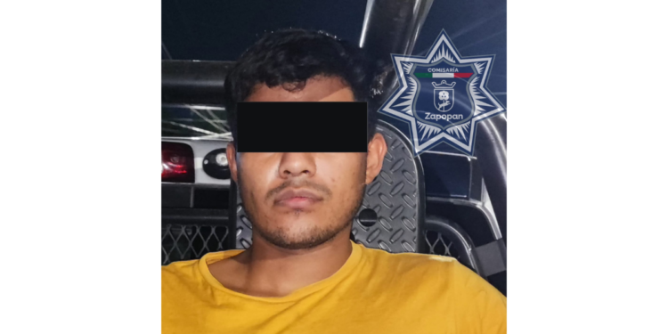 Detenido por presunta posesión de droga en la Colonia Constitución de Zapopan