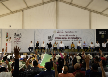 En Zinapécuaro, Michoacán, Presidenta da banderazo de salida a Cosechando Soberanía para aumentar la producción alimentaria en México