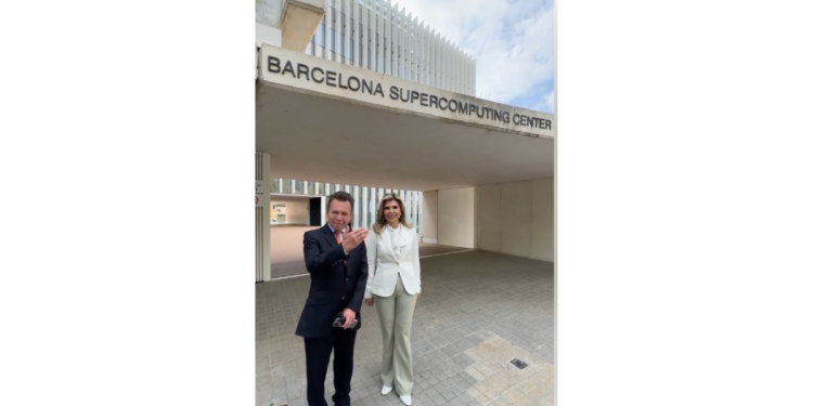 Visita Pablo Lemus Navarro, Gobernador de Jalisco, las instalaciones del Centro Nacional de Supercomputación de Barcelona