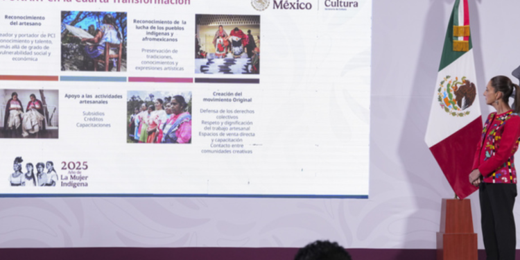 Presidenta: A través del FONART y Original se apoyará a 140% más artesanas y artesanos mexicanos como parte del Plan México