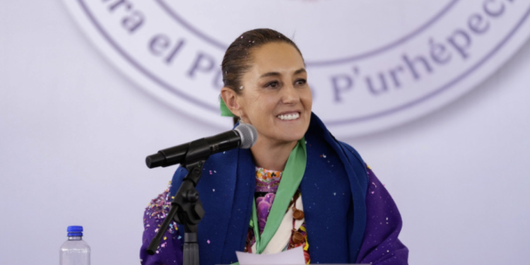 Presidenta Claudia Sheinbaum inicia Plan de Justicia del Pueblo P’urhépecha desde la comunidad de Cherán Atzicuirín en Paracho, Michoacán