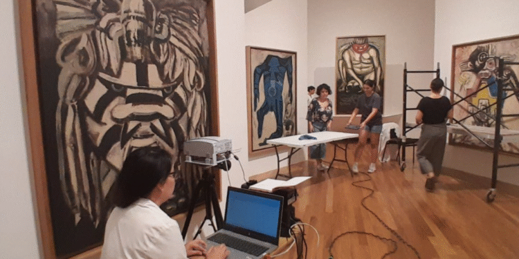 Revelan secretos de pinturas de José Clemente Orozco gracias a rayos X y espectroscopía infrarroja