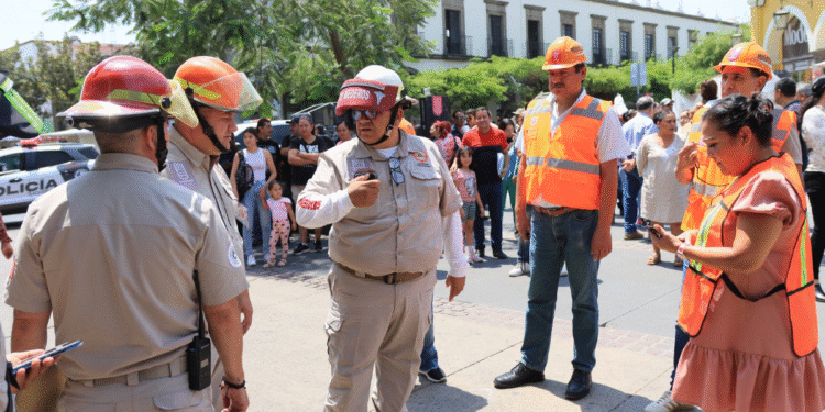 Gobierno de San Pedro Tlaquepaque participa en el Simulacro Nacional 2025