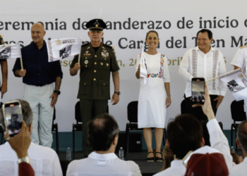 Presidenta Claudia Sheinbaum da arranque a las obras del tren de carga del Tren Maya para fortalecer el desarrollo del sureste mexicano