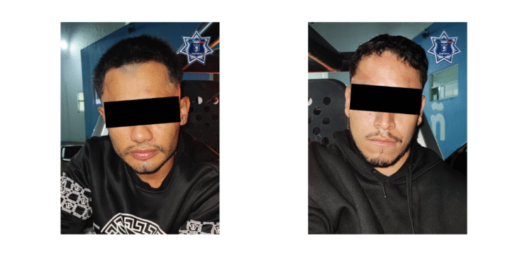Dos masculinos detenidos en Zapopan por presunta posesión de droga y motocicleta asegurada
