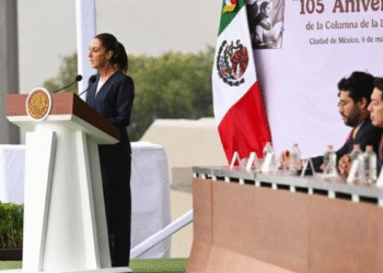 Gobierno, Fuerzas Armadas y pueblo, estamos construyendo paz y prosperidad: Presidenta en el 105 Aniversario de la Columna de la Legalidad