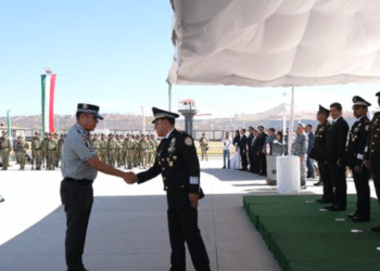 Acude Pablo Lemus, Gobernador del Estado, a toma de protesta del nuevo titular de la Guardia Nacional en Jalisco