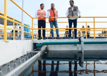 Gerardo Quirino inaugura ampliación de la planta de tratamiento Galaxia La Noria