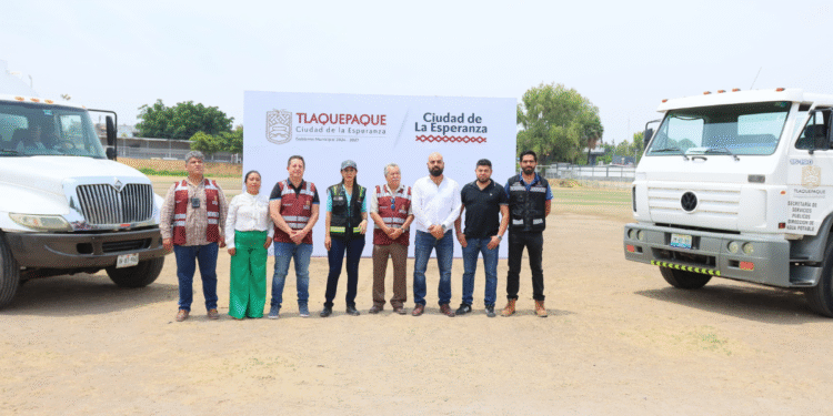Gobierno de Tlaquepaque refuerza con pipas y camionetas tipo pelícano los servicios públicos del municipio