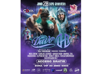 En un evento gratuito Mc Davo y Dharius llegan a la Expo Ganadadera este 28 de junio del 2025