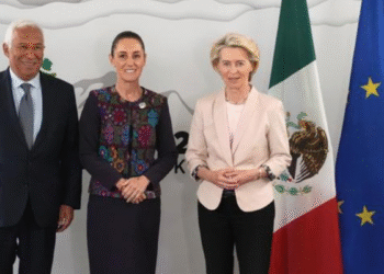 En G7, dialoga Presidenta Claudia Sheinbaum sobre actualización del acuerdo comercial entre México y la Unión Europea