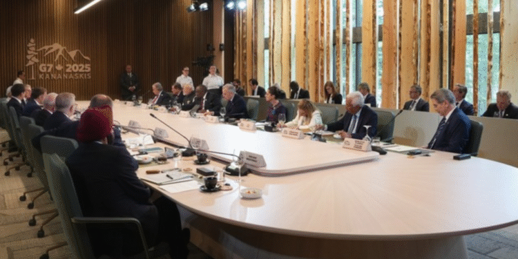 Presidenta Claudia Sheinbaum propone en G7, Cumbre Mundial por el Bienestar Económico