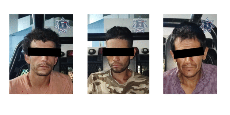 Tres hombres detenidos en Zapopan por conducir vehículo con placas reportadas como robadas