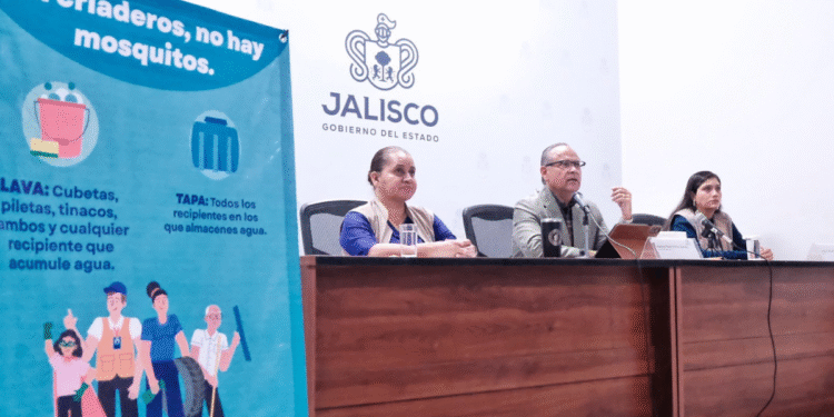 Refuerza Secretaría de Salud Jalisco estrategia estatal contra el dengue ante temporal de lluvias