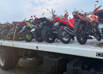 Retiran 123 motocicletas irregulares en Operativo Metropolitano