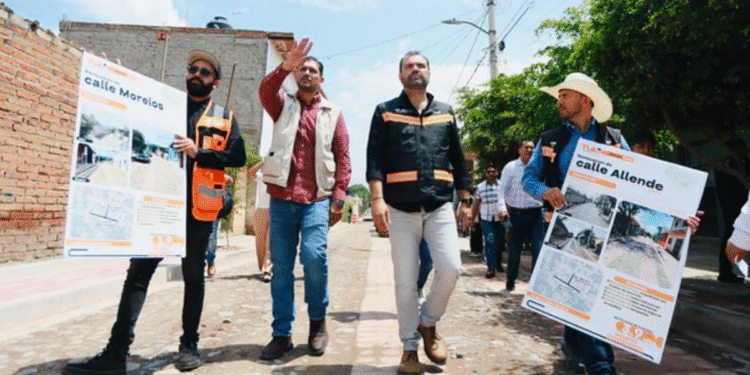 Gerardo Quirino inaugura obras viales en tres delegaciones con una inversión superior a los 14 millones de pesos