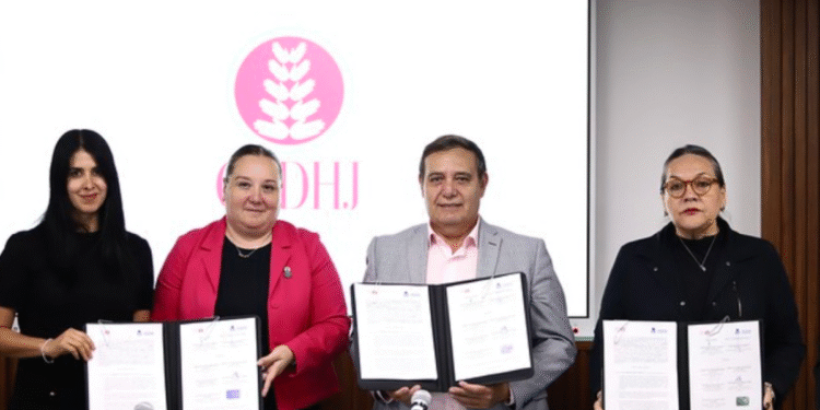 Fortalecen Coordinación General de Seguridad y CEDHJ acciones en favor de los derechos humanos