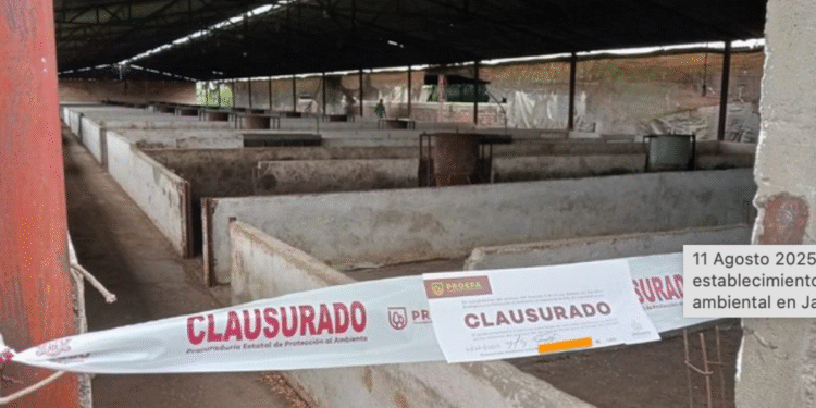 Clausura PROEPA cuatro establecimientos que incumplían la ley ambiental en Jalisco