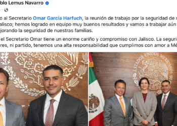 Refuerzan Gobierno de Jalisco y Gobierno de México coordinación en materia de seguridad para el estado