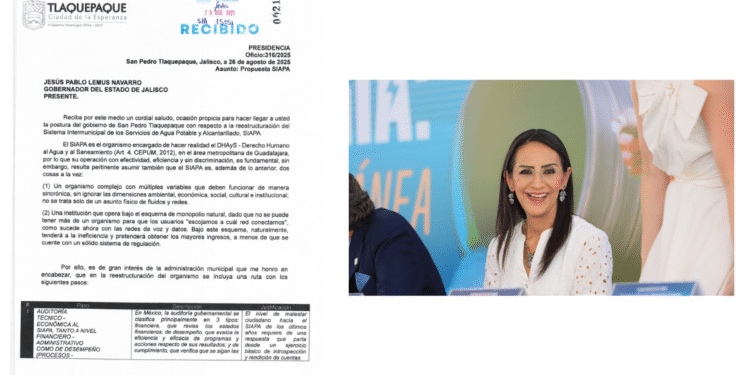 Envía Laura Imelda propuesta al Gobernador sobre la reestructuración del SIAPA