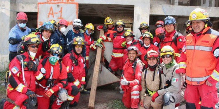 Realizan prácticas de Búsqueda y Rescate Urbano (USAR) en Tlajomulco