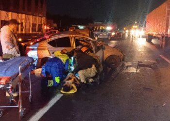 Cuerpos de emergencia de Tlajomulco rescataron a un hombre prensado tras choque en el Kilómetro 40
