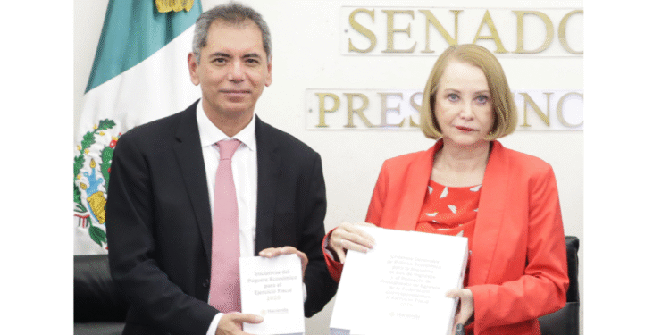 Senado recibe el Paquete Económico 2026 para su análisis legislativo