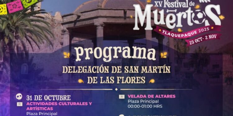 Gobierno de Tlaquepaque celebra la vida y la tradición con el XV Festival de Muertos en cuatro delegaciones