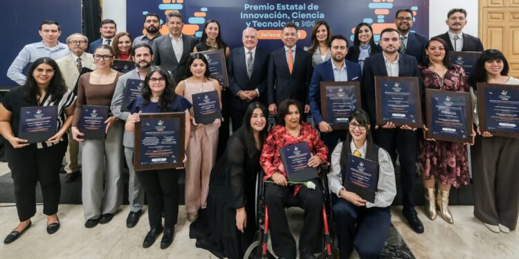 Reconoce Gobierno de Jalisco a las y los ganadores del Premio Estatal de Innovación, Ciencia y Tecnología 2025