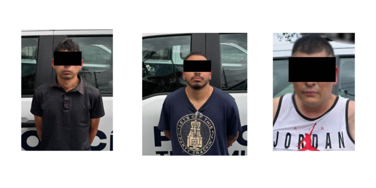 Cuatro detenidos en Tlajomulco por drogas, armas de fuego y motocicleta robada