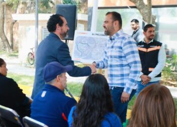 Gerardo Quirino cumple compromisos y entrega obras integrales en El Palomar
