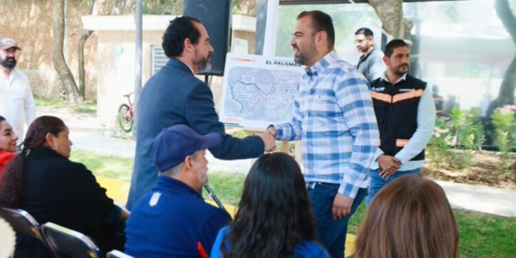 Gerardo Quirino cumple compromisos y entrega obras integrales en El Palomar