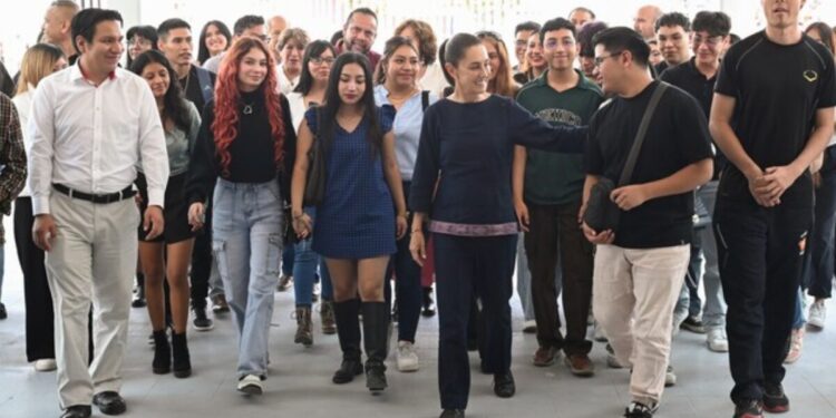 Presidenta hace realidad el derecho a la educación: inaugura nuevo plantel de la Universidad Nacional Rosario Castellanos en Chalco