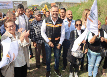 Gerardo Quirino arranca y entrega obras en la zona del Corredor Chapala