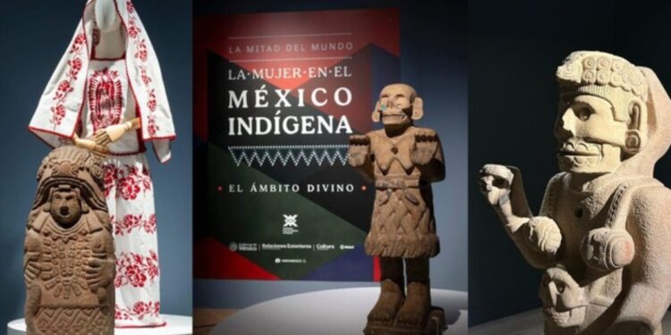 Gobierno de México inaugura en España magna exposición “La mitad del mundo. La mujer en el México indígena”