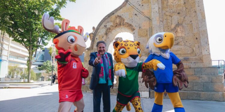 Gobierno de Zapopan da la bienvenida a las mascotas oficiales del Mundial 2026