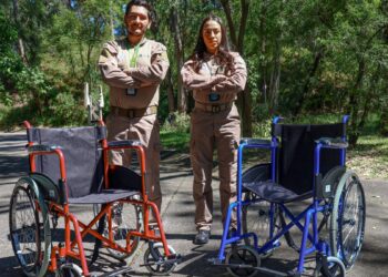 Recibe AMBU donación de sillas de ruedas para el programa Bosques para Siempre