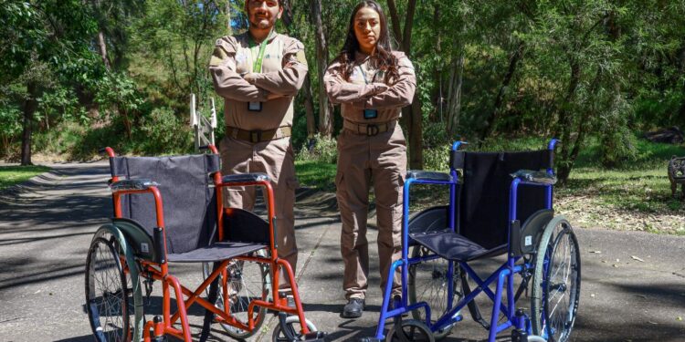 Recibe AMBU donación de sillas de ruedas para el programa Bosques para Siempre