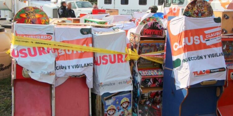Aseguran en Tlajomulco 46 máquinas tragamonedas