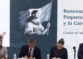 Presidenta Claudia Sheinbaum y empresarios firman renovación del Pacic para mantener la canasta básica en 910 pesos