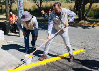 Gerardo Quirino impulsa la unión vecinal con la Macrobrigada “Siempre Hay Chamba” en Balcones de Santa Anita