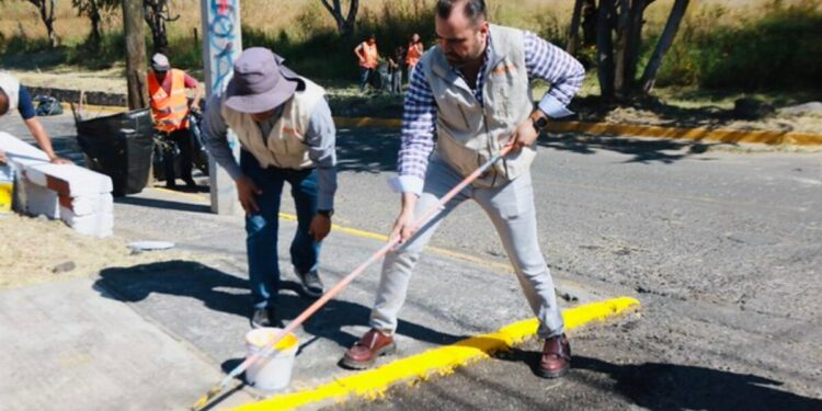 Gerardo Quirino impulsa la unión vecinal con la Macrobrigada “Siempre Hay Chamba” en Balcones de Santa Anita
