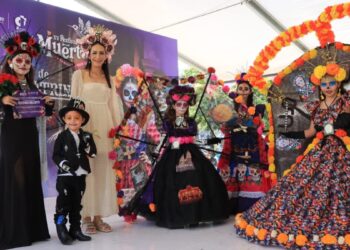 Con catrinas y catrines; en Tlaquepaque la infancia que celebra la vida y la tradición
