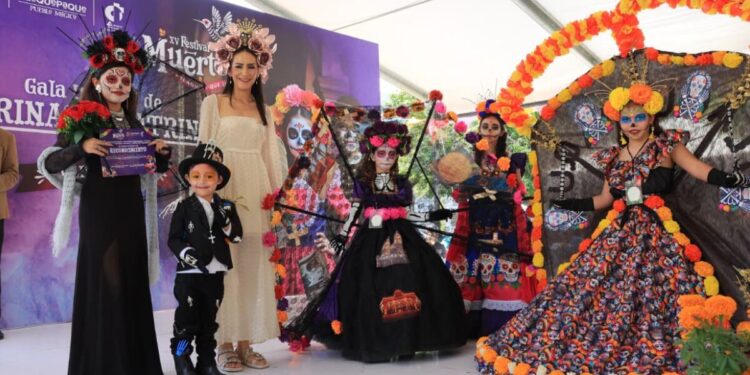Con catrinas y catrines; en Tlaquepaque la infancia que celebra la vida y la tradición