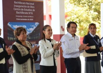 Presidenta Claudia Sheinbaum inaugura obra de reconversión del Centro de Estudios de Bachillerato 9/16 de Zumpango, Edomex