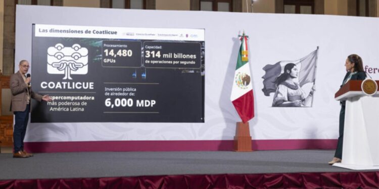 Presidenta Claudia Sheinbaum presenta “Coatlicue”, la supercomputadora del pueblo de México y la más poderosa de América Latina